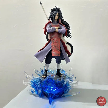 Naruto Shippuden - Uchiha Madara Action Figure con LED - Uchiha Madara 42cm - Action Figure