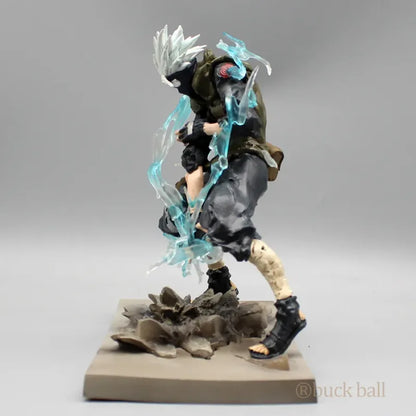 Naruto Shippuden - Uchiha Obito E Hatake Kakashi Action Figure Con Effetto Motion Blur