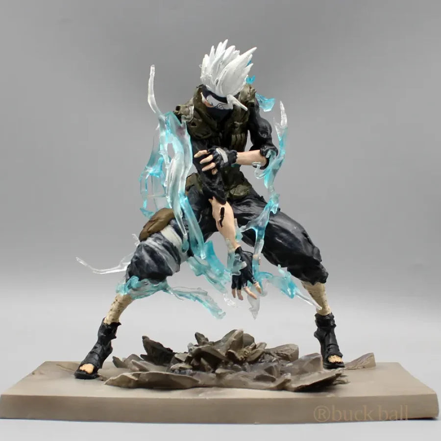 Naruto Shippuden - Uchiha Obito E Hatake Kakashi Action Figure Con Effetto Motion Blur