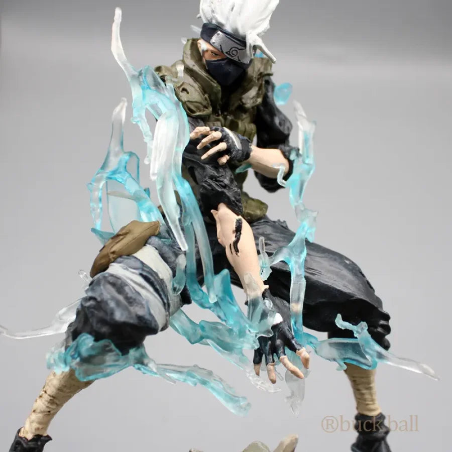 Naruto Shippuden - Uchiha Obito E Hatake Kakashi Action Figure Con Effetto Motion Blur