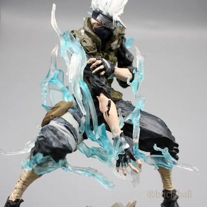Naruto Shippuden - Uchiha Obito E Hatake Kakashi Action Figure Con Effetto Motion Blur