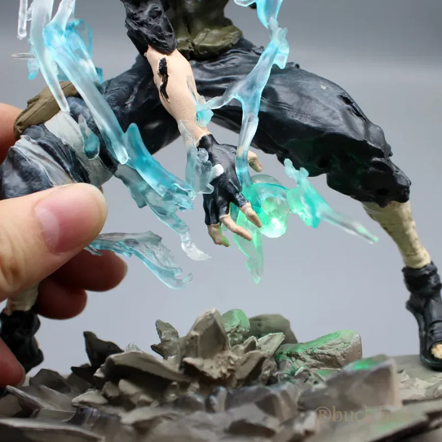 Naruto Shippuden - Uchiha Obito E Hatake Kakashi Action Figure Con Effetto Motion Blur