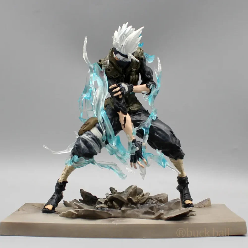 Naruto Shippuden - Uchiha Obito E Hatake Kakashi Action Figure Con Effetto Motion Blur