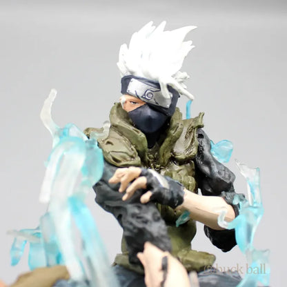 Naruto Shippuden - Uchiha Obito E Hatake Kakashi Action Figure Con Effetto Motion Blur