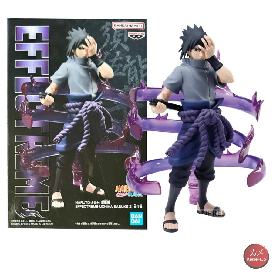 Naruto Shippuden - Uchiha Sasuke Action Figure Bandai Banpresto Effectreme 16Cm