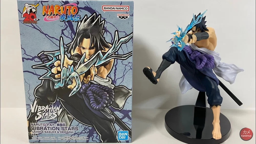 Naruto Shippuden - Uchiha Sasuke Originale Bandai Banpresto Vibration Stars Novità Action Figure