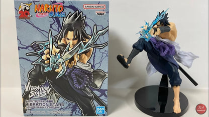 Naruto Shippuden - Uchiha Sasuke Originale Bandai Banpresto Vibration Stars Novità Action Figure