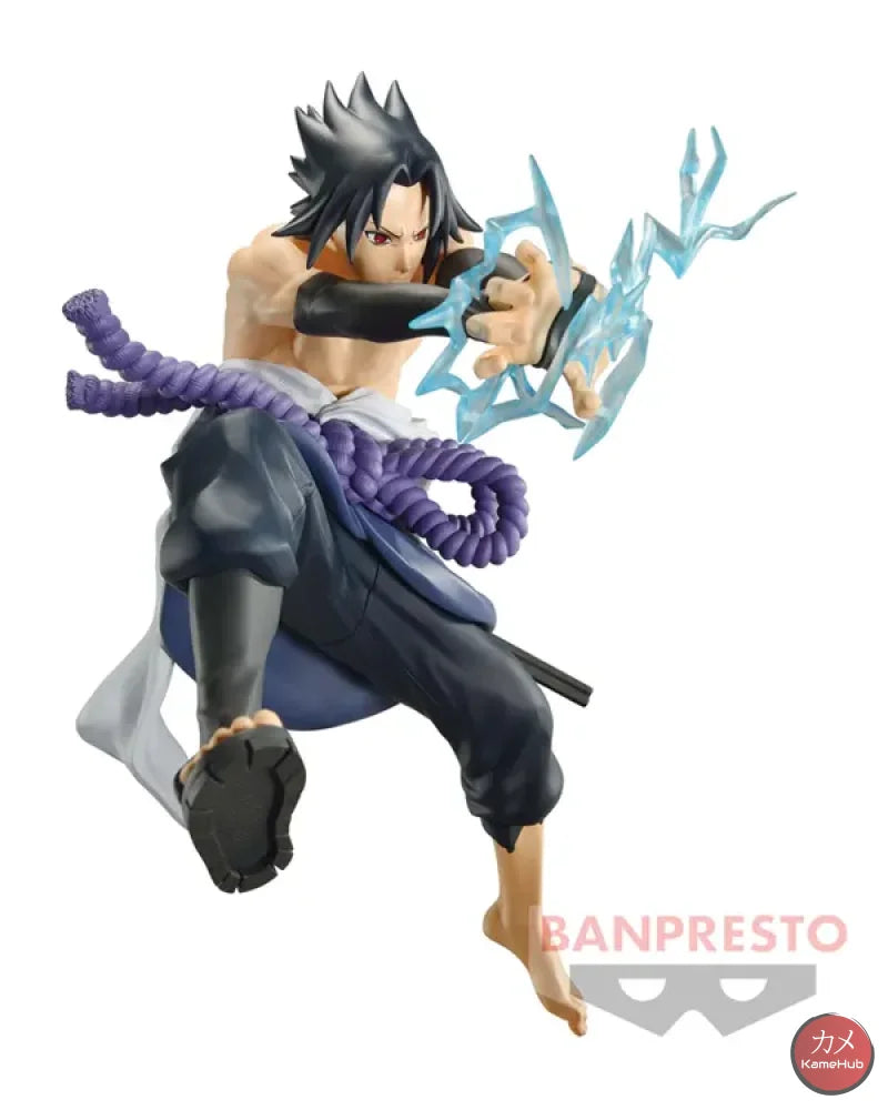Naruto Shippuden - Uchiha Sasuke Originale Bandai Banpresto Vibration Stars Novità 13Cm Action