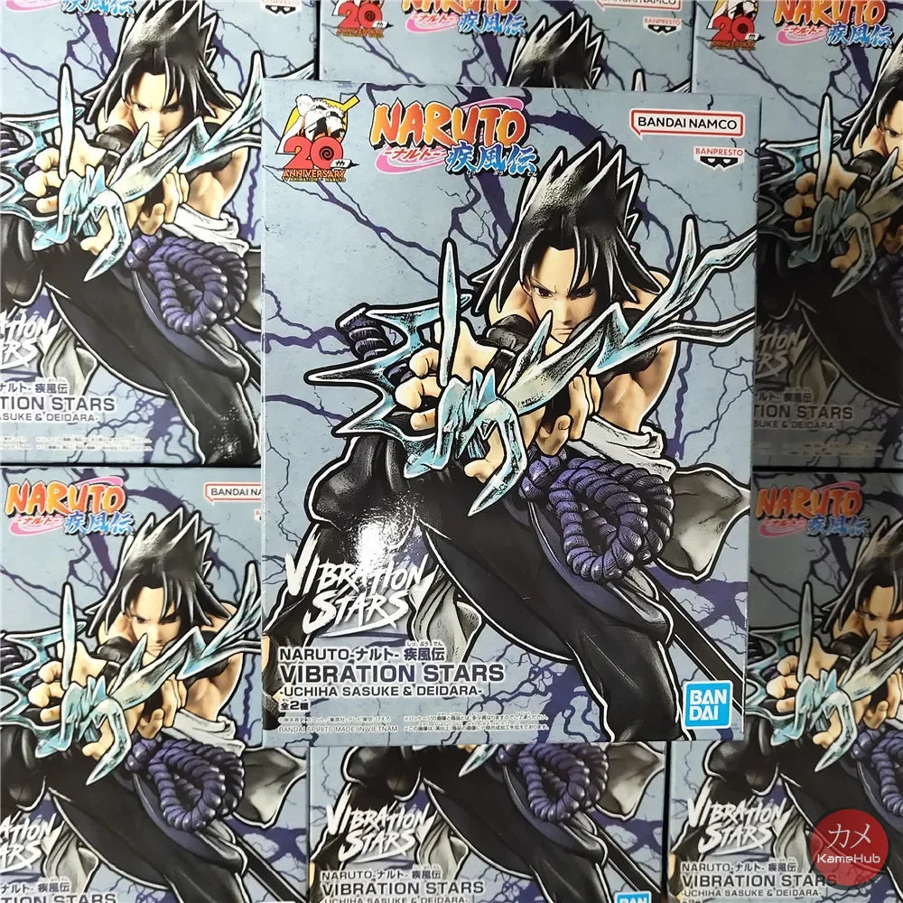Naruto Shippuden - Uchiha Sasuke Originale Bandai Banpresto Vibration Stars Novità Action Figure