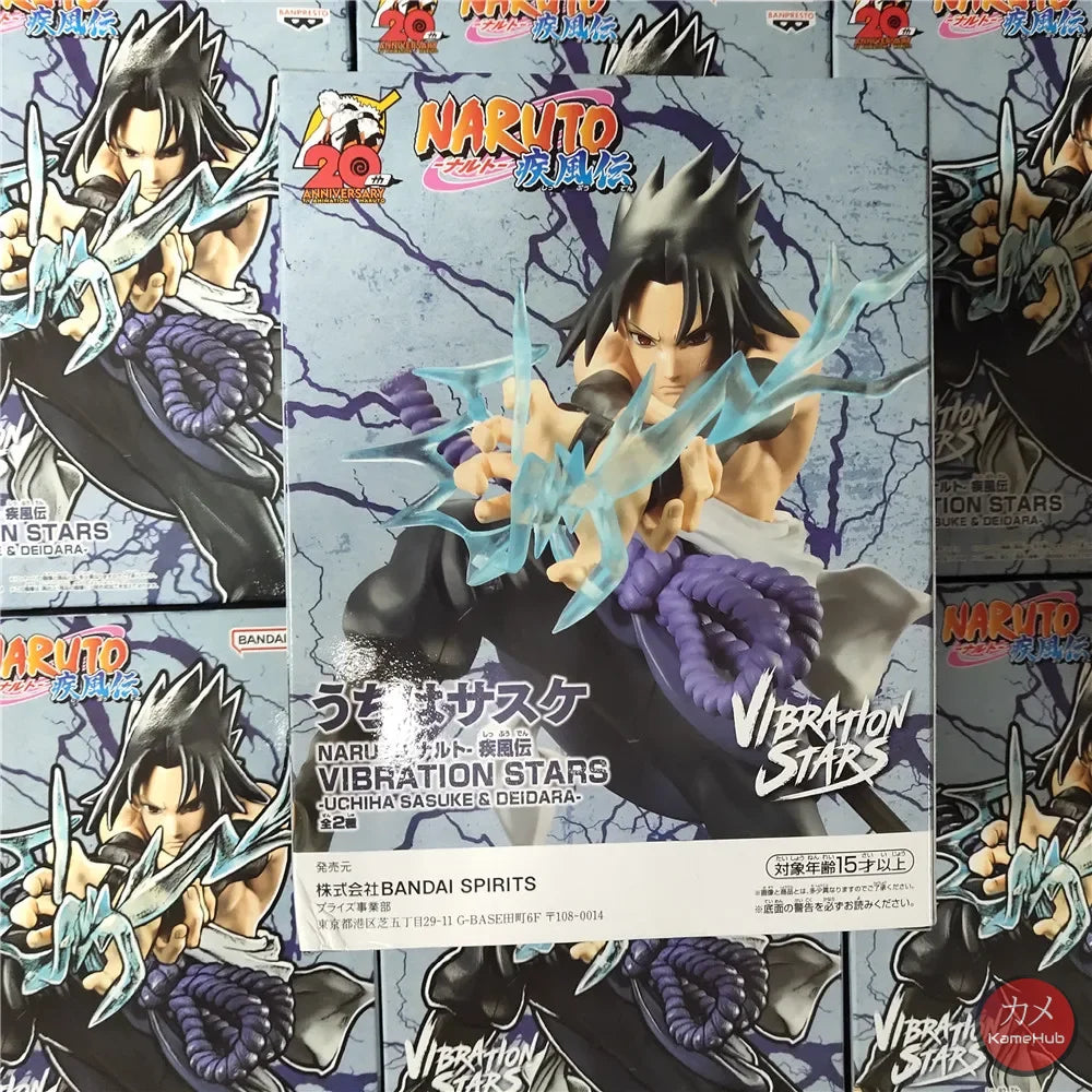 Naruto Shippuden - Uchiha Sasuke Originale Bandai Banpresto Vibration Stars Novità Action Figure