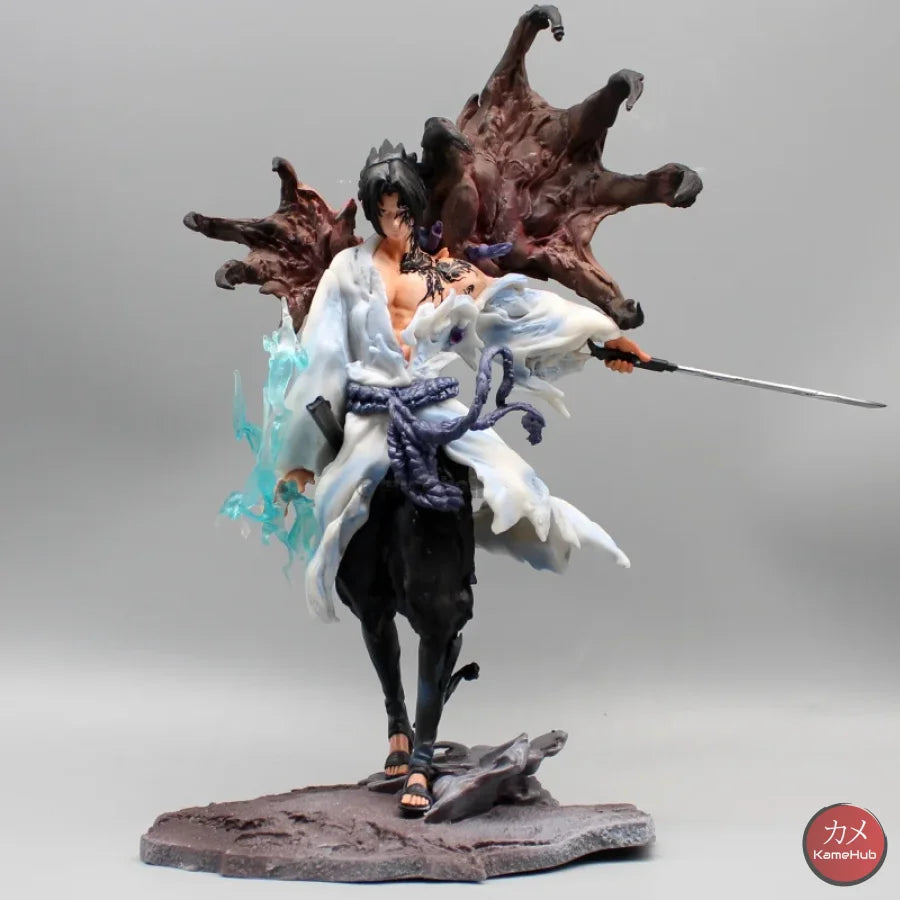 Naruto Shippuden - Uchiha Sasuke Action Figure Con Effetto Motion Blur 24Cm