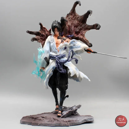 Naruto Shippuden - Uchiha Sasuke Action Figure Con Effetto Motion Blur 24Cm