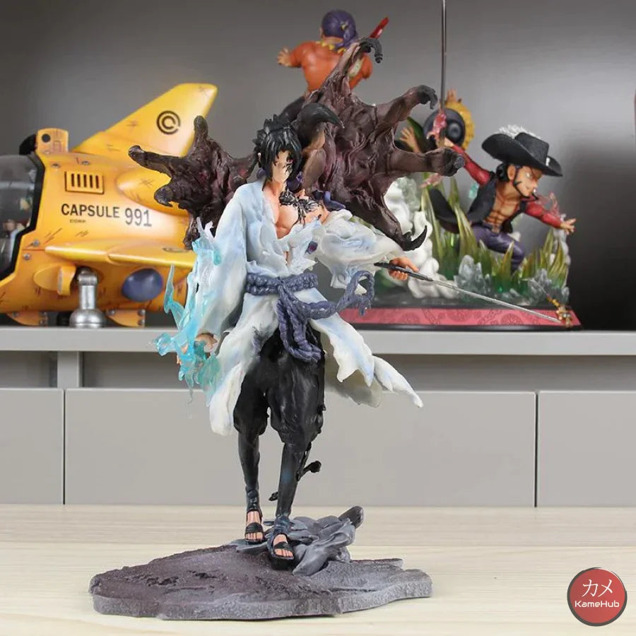 Naruto Shippuden - Uchiha Sasuke Action Figure Con Effetto Motion Blur