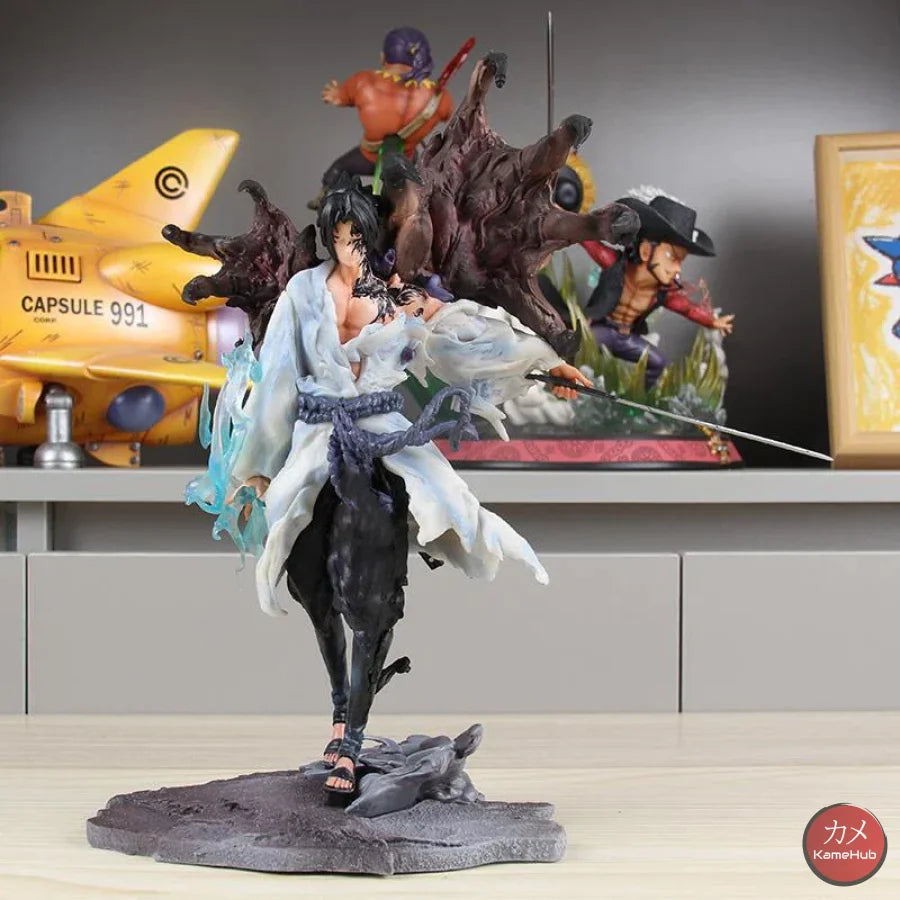 Naruto Shippuden - Uchiha Sasuke Action Figure Con Effetto Motion Blur