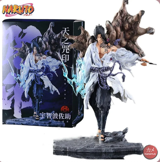 Naruto Shippuden - Uchiha Sasuke Action Figure Con Effetto Motion Blur