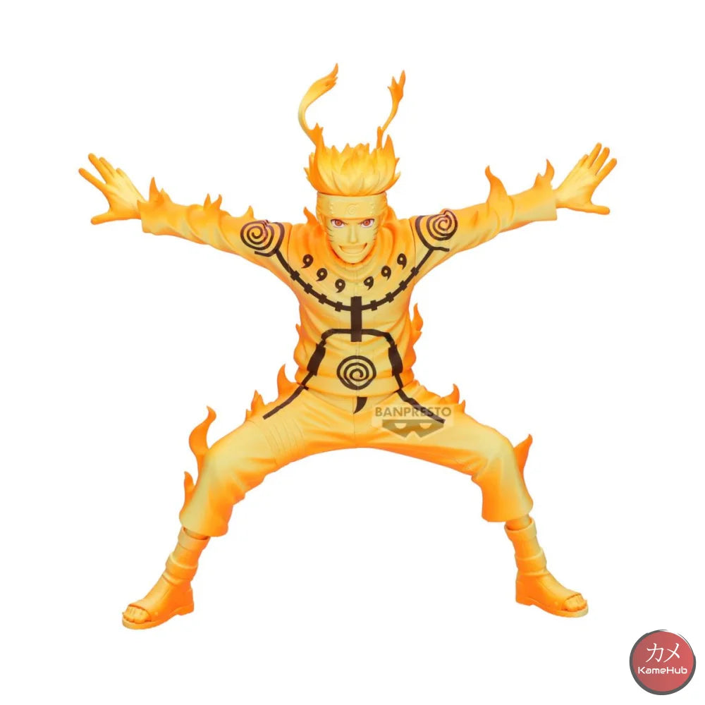Naruto Shippuden - Uzumaki Naruto Action Figure Bandai Banpresto Grandista - Uzumaki Naruto 21cm - Action Figure