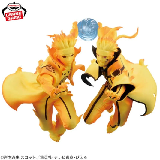 Naruto Shippuden - Uzumaki Naruto e Namikaze Minato Action Figure Bandai Banpresto - Action Figure