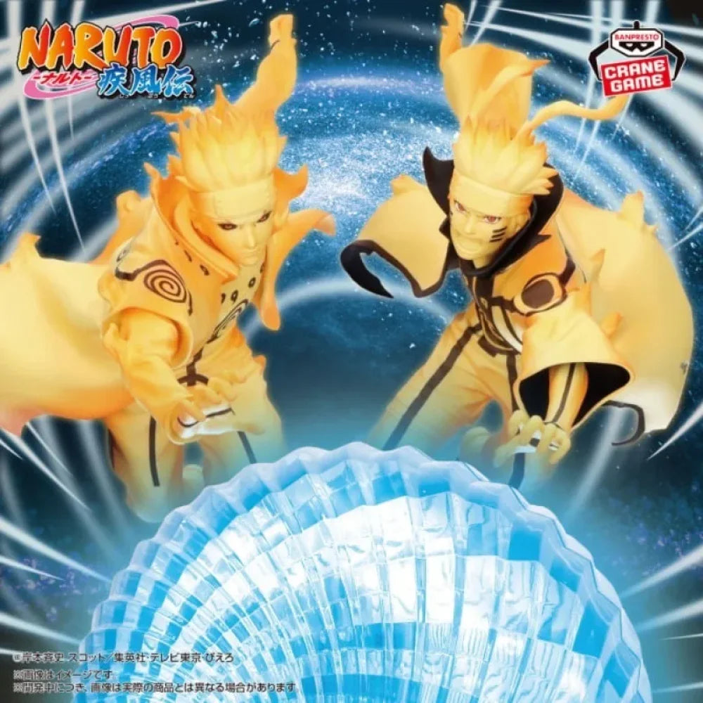 Naruto Shippuden - Uzumaki Naruto e Namikaze Minato Action Figure Bandai Banpresto - Action Figure