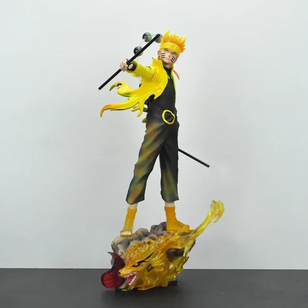 Naruto Shippuden - Uzumaki Naruto e Uchiha Sasuke Action Figure - Action Figure
