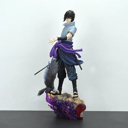 Naruto Shippuden - Uzumaki Naruto e Uchiha Sasuke Action Figure - Action Figure