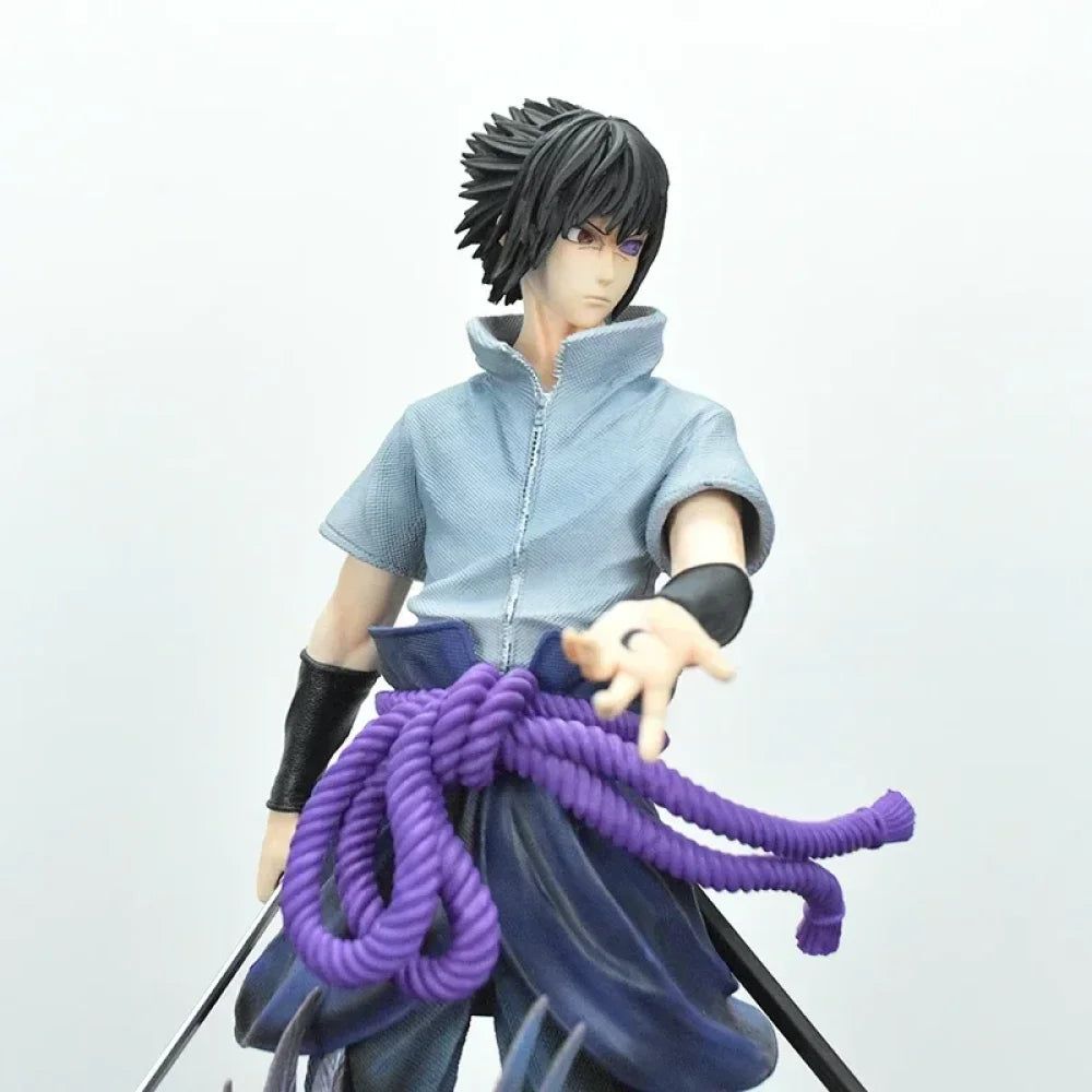 Naruto Shippuden - Uzumaki Naruto e Uchiha Sasuke Action Figure - Action Figure
