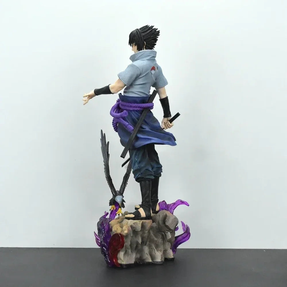 Naruto Shippuden - Uzumaki Naruto e Uchiha Sasuke Action Figure - Action Figure