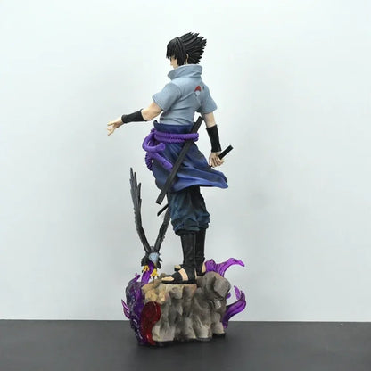 Naruto Shippuden - Uzumaki Naruto e Uchiha Sasuke Action Figure - Action Figure