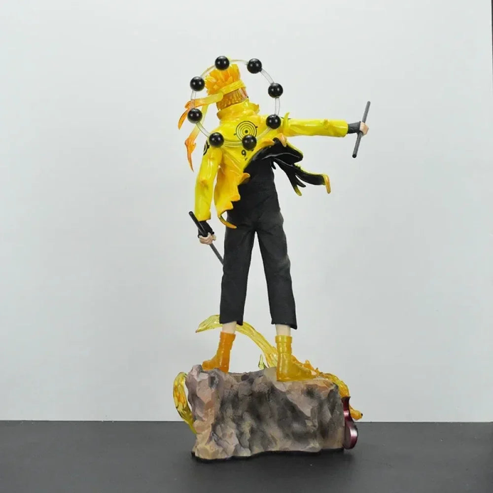 Naruto Shippuden - Uzumaki Naruto e Uchiha Sasuke Action Figure - Action Figure