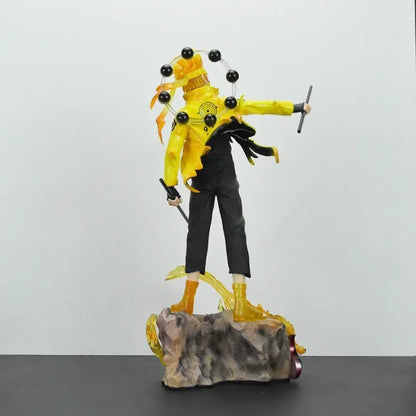Naruto Shippuden - Uzumaki Naruto e Uchiha Sasuke Action Figure - Action Figure