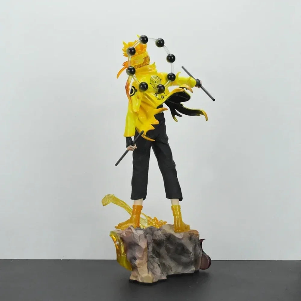 Naruto Shippuden - Uzumaki Naruto e Uchiha Sasuke Action Figure - Action Figure