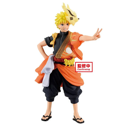 Naruto Shippuden - Uzumaki E Uchiha Sasuke Originale Bandai Banpresto Action Figure