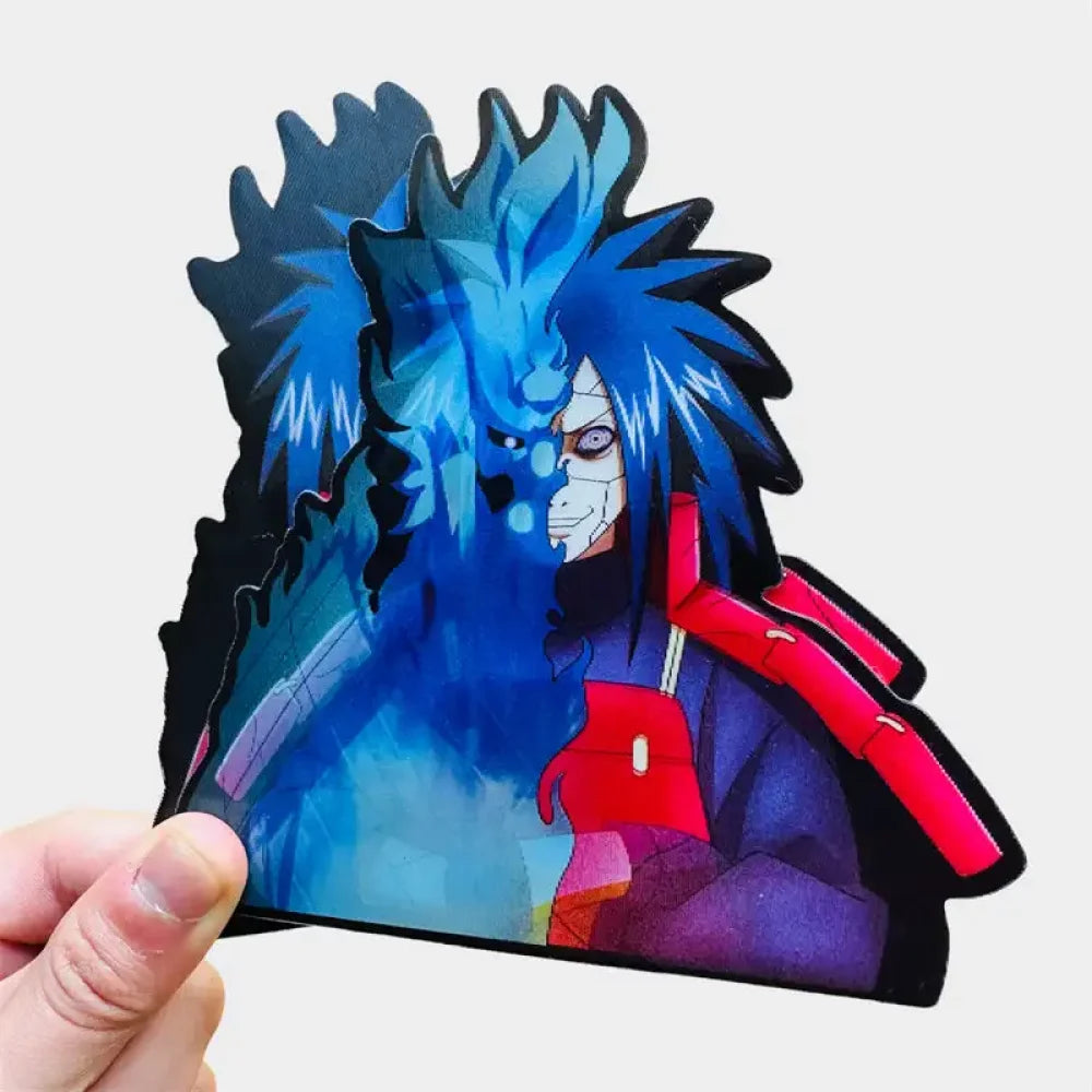 Naruto Shippuden - Vari Personaggi 3D Sticker Effetto Motion Lenticolare Accessori