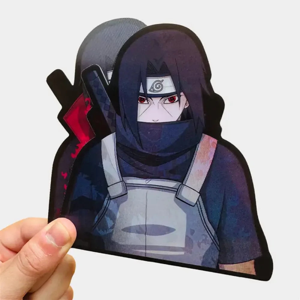 Naruto Shippuden - Vari Personaggi 3D Sticker Effetto Motion Lenticolare Accessori