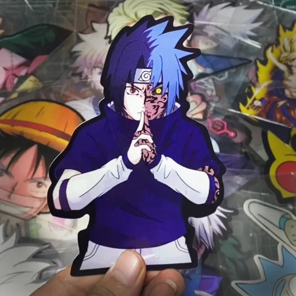 Naruto Shippuden - Vari Personaggi 3D Sticker Effetto Motion Lenticolare Accessori