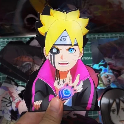 Naruto Shippuden - Vari Personaggi 3D Sticker Effetto Motion Lenticolare Accessori