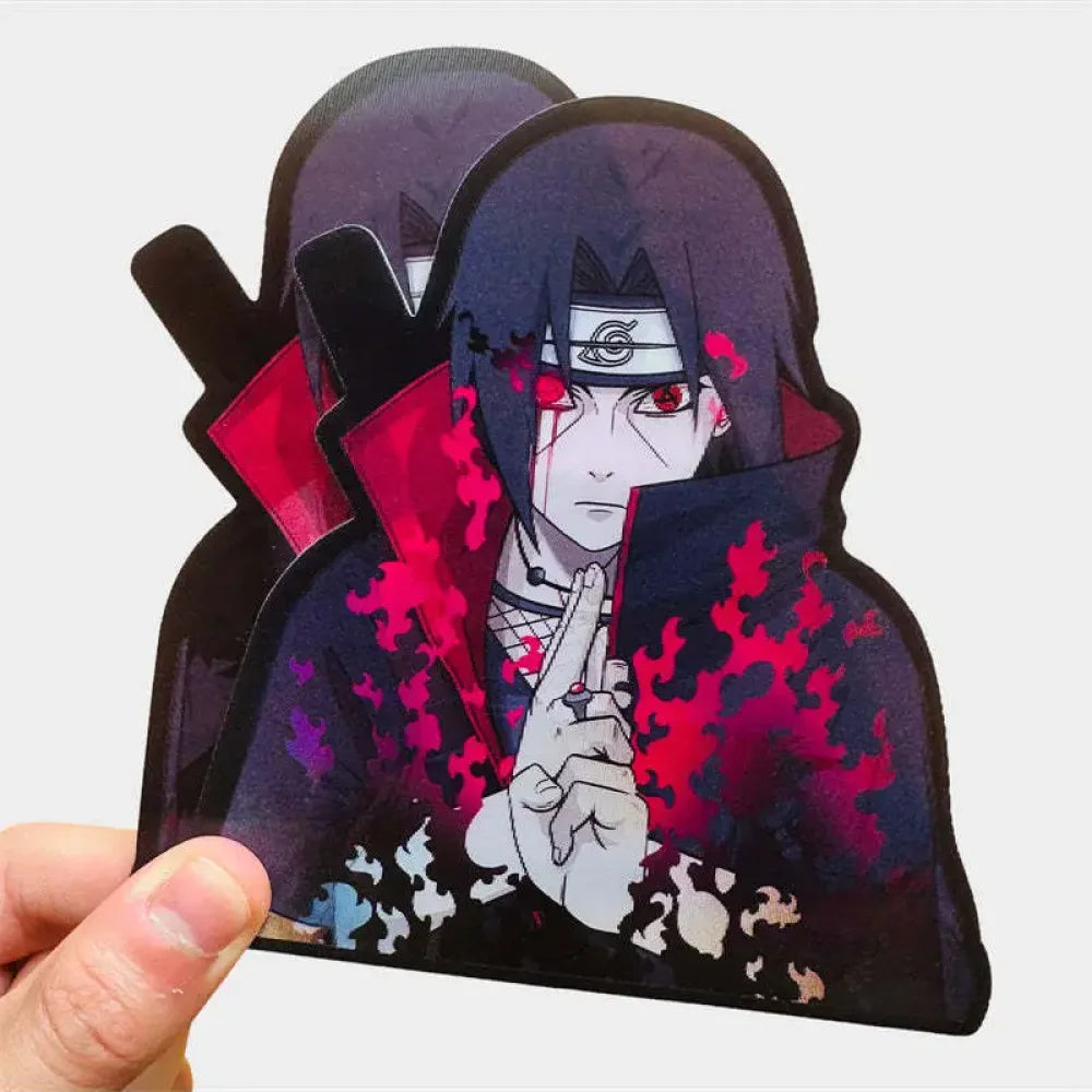 Naruto Shippuden - Vari Personaggi 3D Sticker Effetto Motion Lenticolare Accessori
