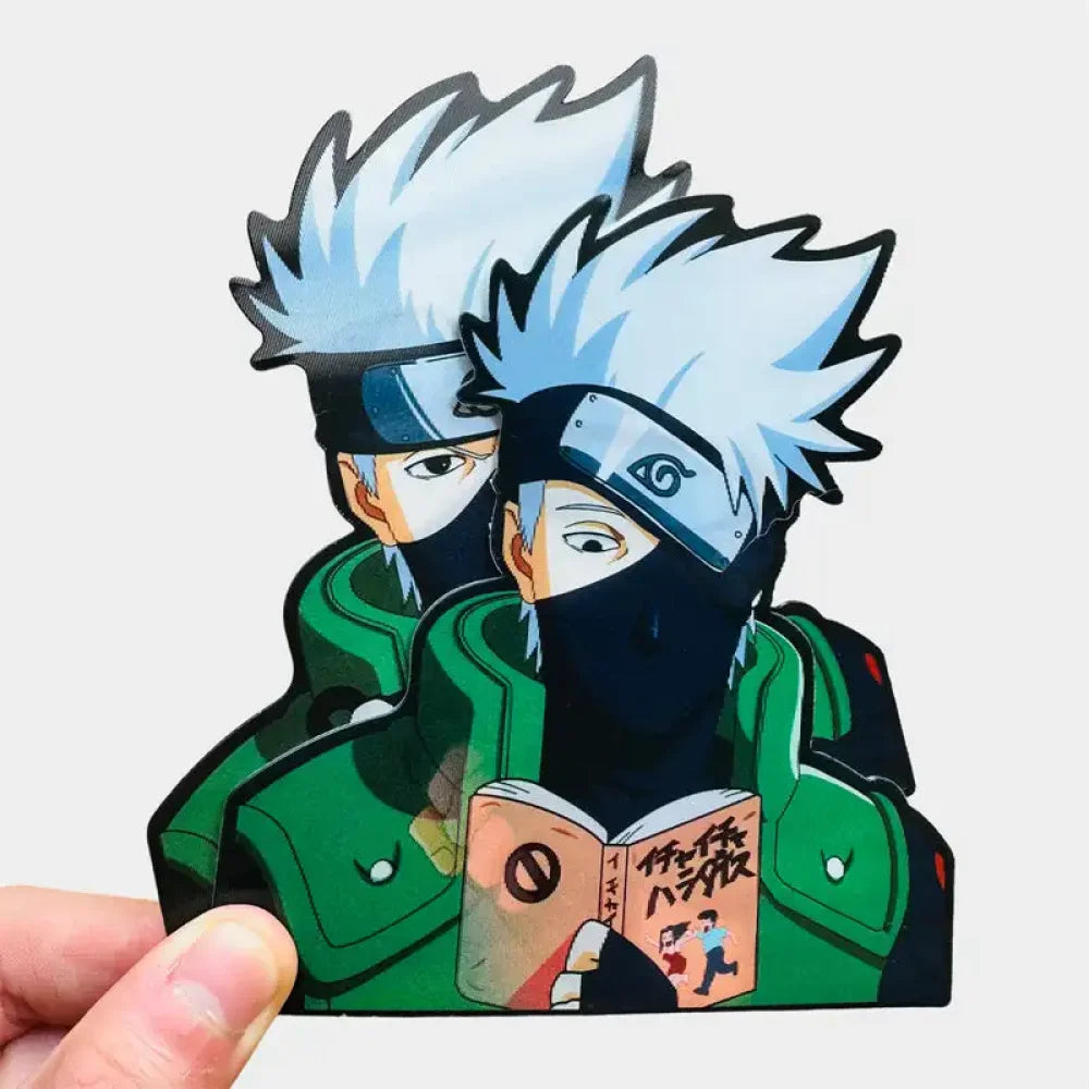 Naruto Shippuden - Vari Personaggi 3D Sticker Effetto Motion Lenticolare Accessori