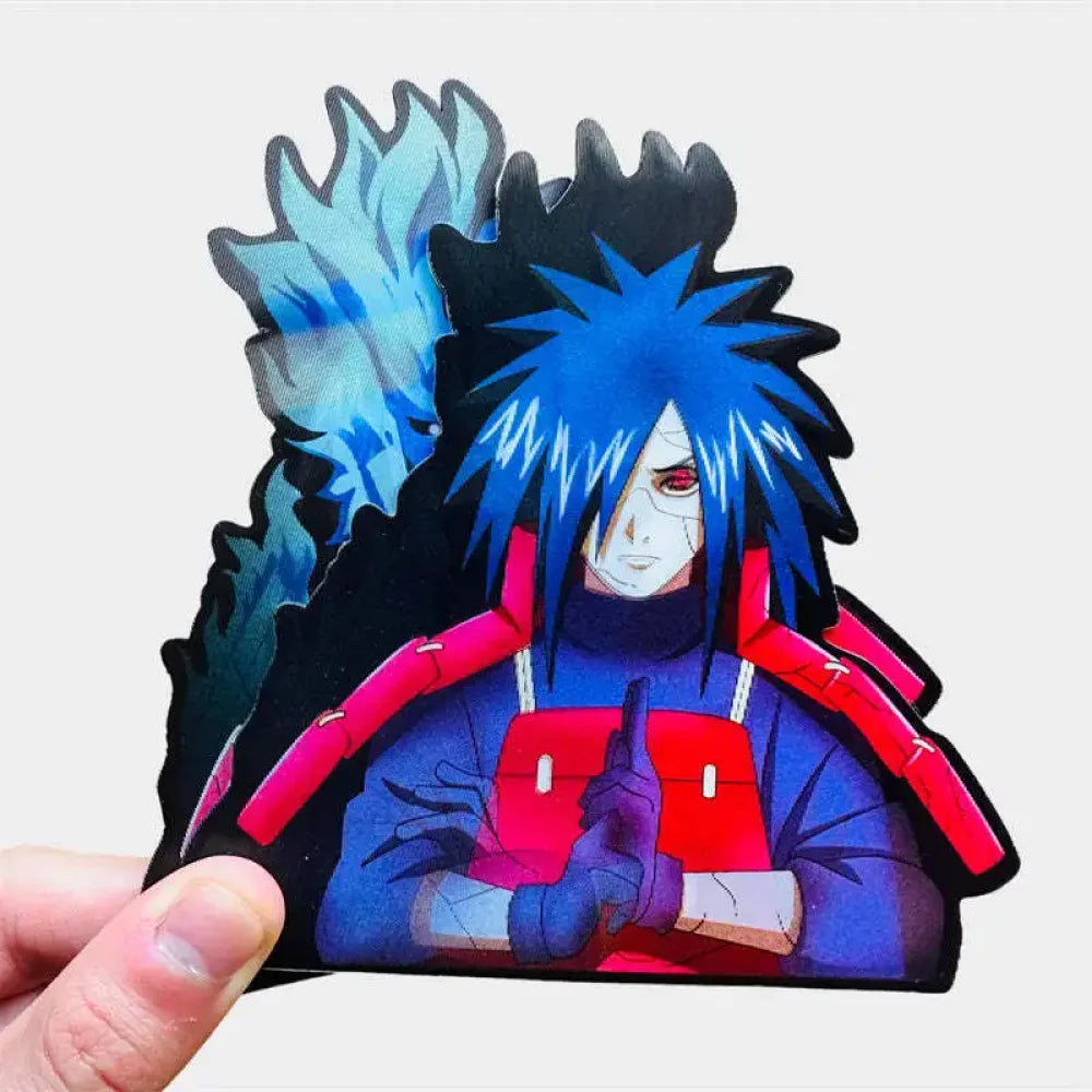 Naruto Shippuden - Vari Personaggi 3D Sticker Effetto Motion Lenticolare Accessori