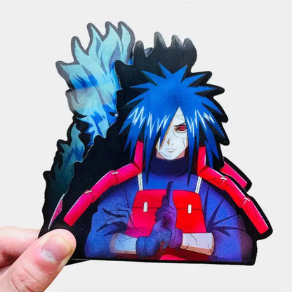 Naruto Shippuden - Vari Personaggi 3D Sticker Effetto Motion Lenticolare Accessori