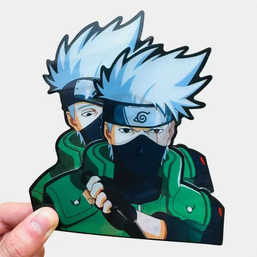 Naruto Shippuden - Vari Personaggi 3D Sticker Effetto Motion Lenticolare Accessori
