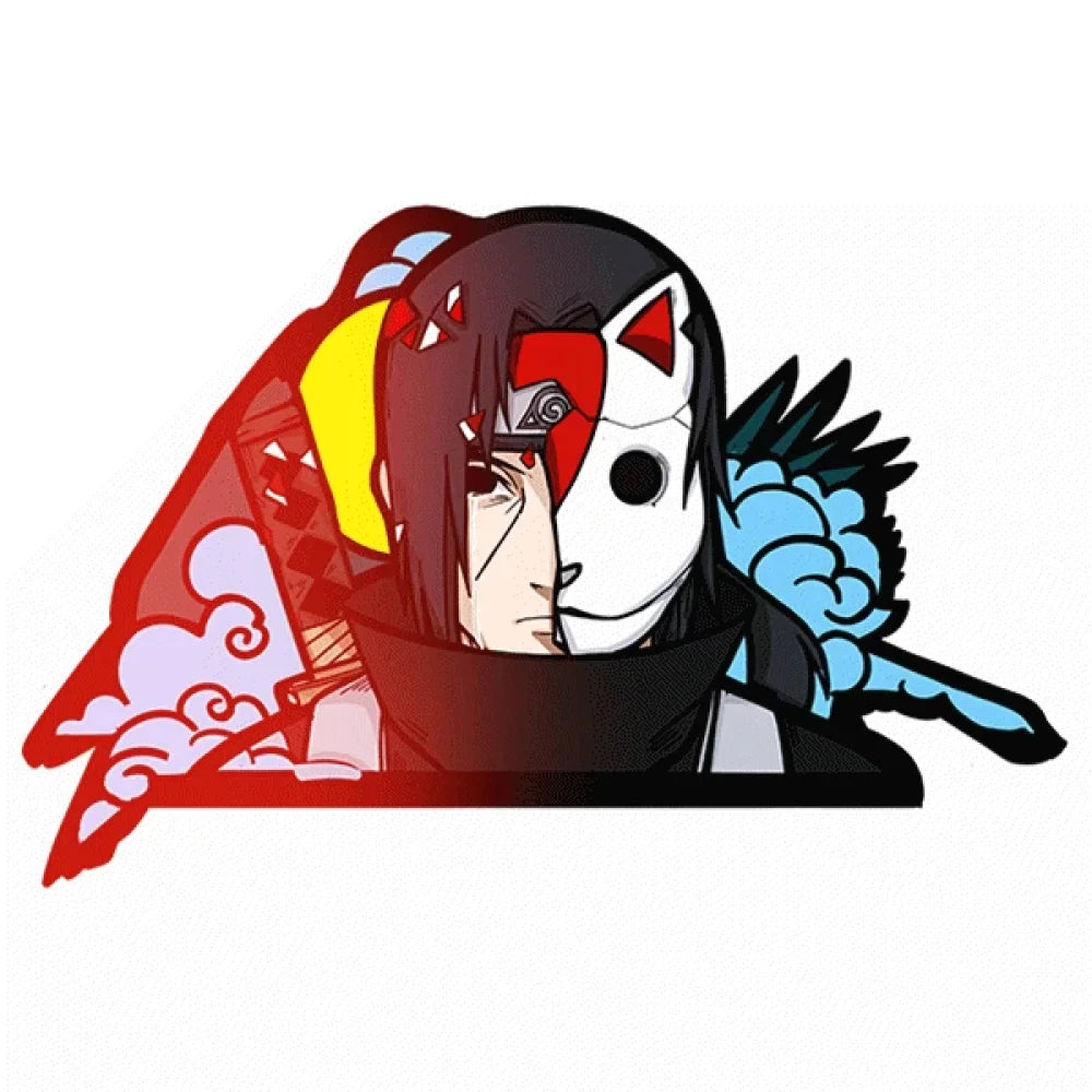 Naruto Shippuden - Vari Personaggi 3D Sticker Effetto Motion Lenticolare Accessori