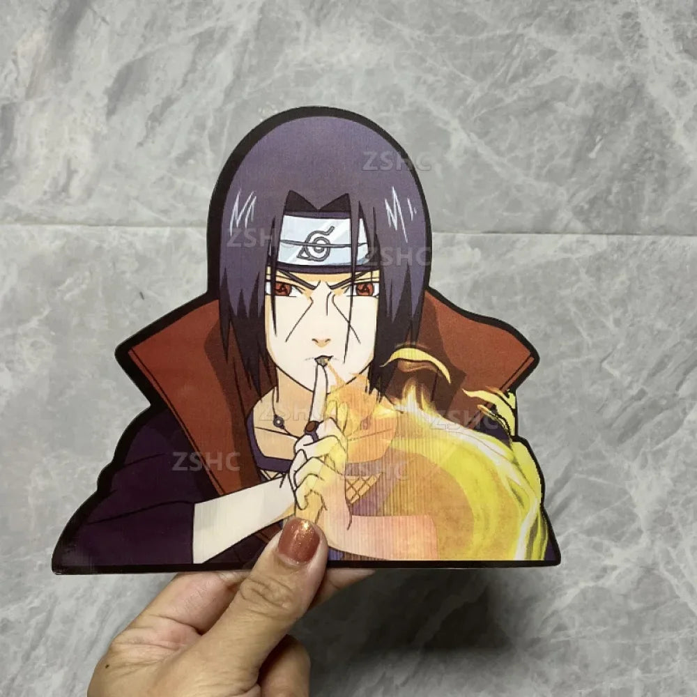 Naruto Shippuden - Vari Personaggi 3D Sticker Effetto Motion Lenticolare Accessori