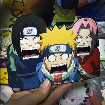 Naruto Shippuden - Vari Personaggi 3D Sticker Effetto Motion Lenticolare Accessori