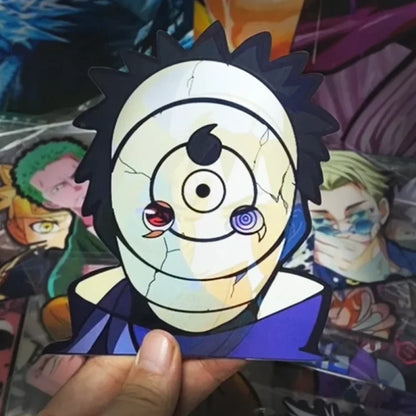 Naruto Shippuden - Vari Personaggi 3D Sticker Effetto Motion Lenticolare Accessori