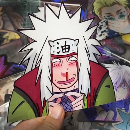 Naruto Shippuden - Vari Personaggi 3D Sticker Effetto Motion Lenticolare Accessori