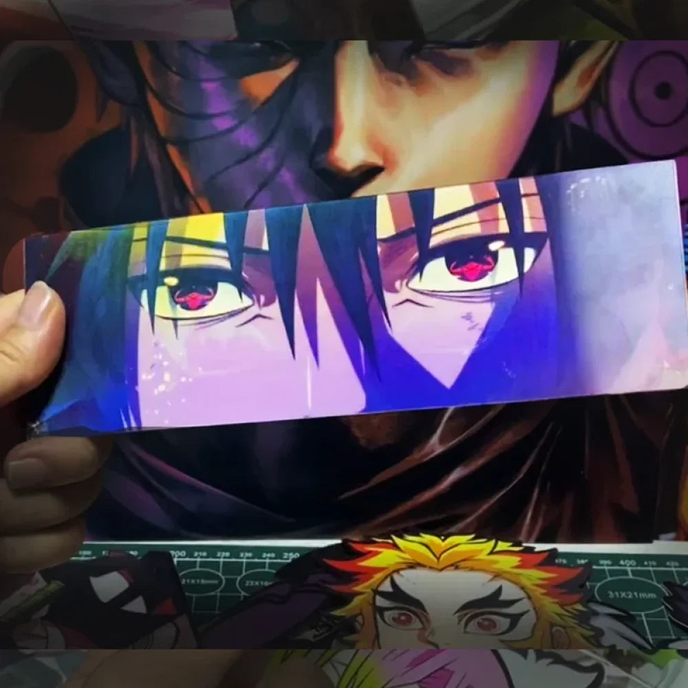 Naruto Shippuden - Vari Personaggi 3D Sticker Effetto Motion Lenticolare Accessori