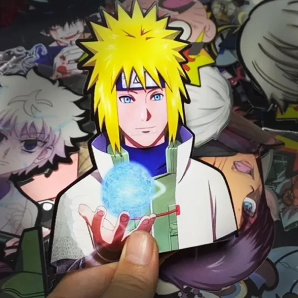 Naruto Shippuden - Vari Personaggi 3D Sticker Effetto Motion Lenticolare Accessori