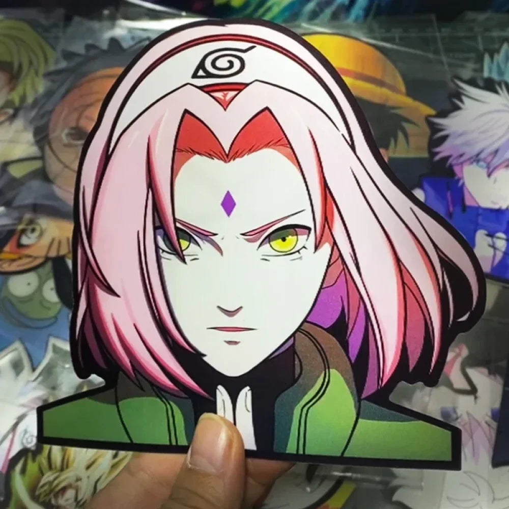 Naruto Shippuden - Vari Personaggi 3D Sticker Effetto Motion Lenticolare Accessori