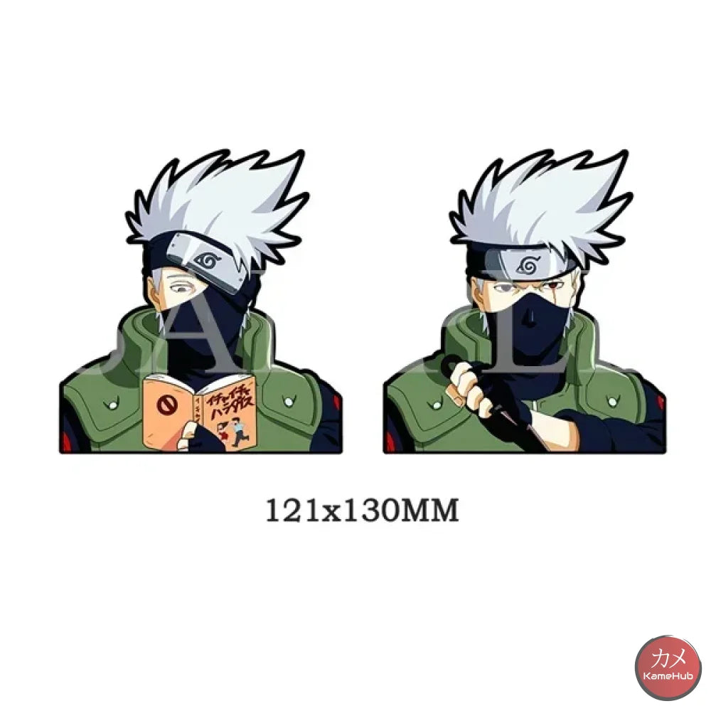 Naruto Shippuden - Vari Personaggi 3D Sticker Effetto Motion Lenticolare Hatake Kakashi Accessori