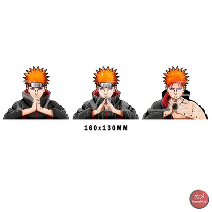 Naruto Shippuden - Vari Personaggi 3D Sticker Effetto Motion Lenticolare Pain Accessori